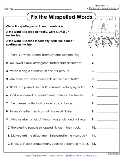 Worksheets and Puzzles - Correct or Incorrect? (F-21)