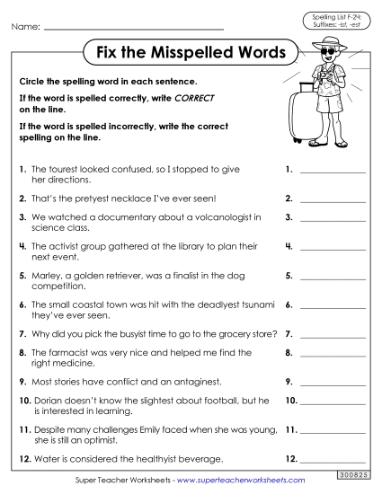 Worksheets and Puzzles - Correct or Incorrect (F-24) 