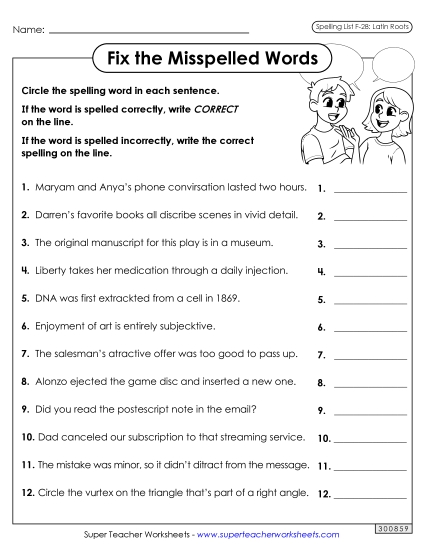 Worksheets and Puzzles - Correct or Incorrect? (F-28)