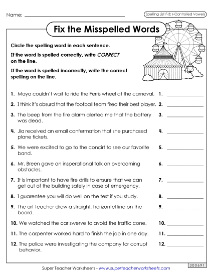 Worksheets and Puzzles - Correct or Incorrect? (F-3) Worksheets and Puzzles - Correct or Incorrect? (F-3)