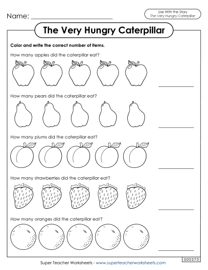 Worksheets - Counting Activity