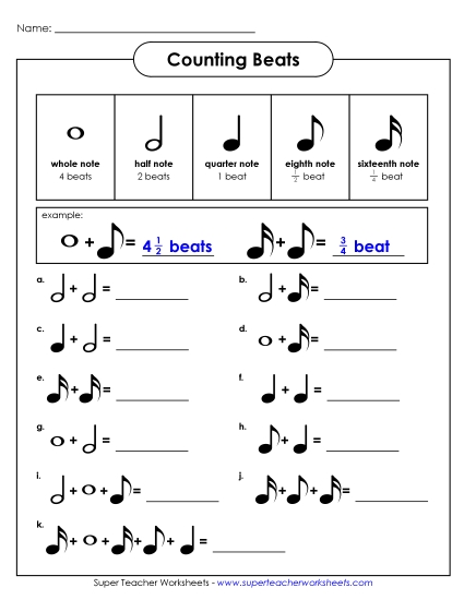 Counting Beats - Counting Beats (Intermediate) Counting Beats - Counting Beats (Intermediate)