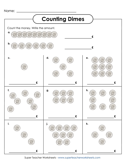 Counting Dimes 1