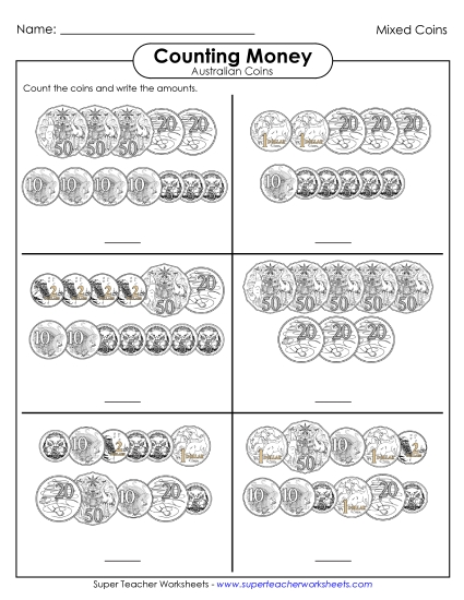 Mixed Coins (Intermediate Level) - Counting Mixed Coins Mixed Coins (Intermediate Level) - Counting Mixed Coins