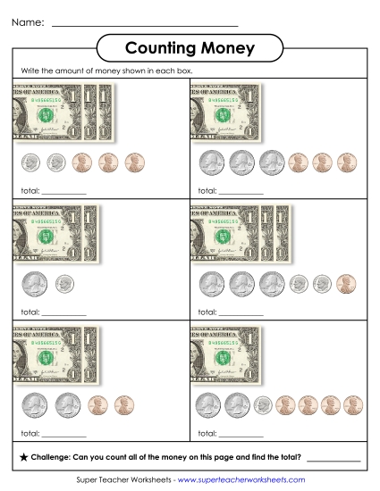 Amounts Up to $4 - Counting Money 1 (Up to $4) Amounts Up to $4 - Counting Money 1 (Up to $4)