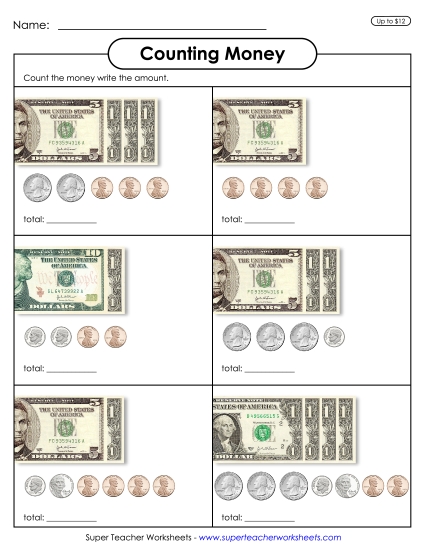 Amounts Up to $12 - Counting Money 2 (Up to $12) Amounts Up to $12 - Counting Money 2 (Up to $12)
