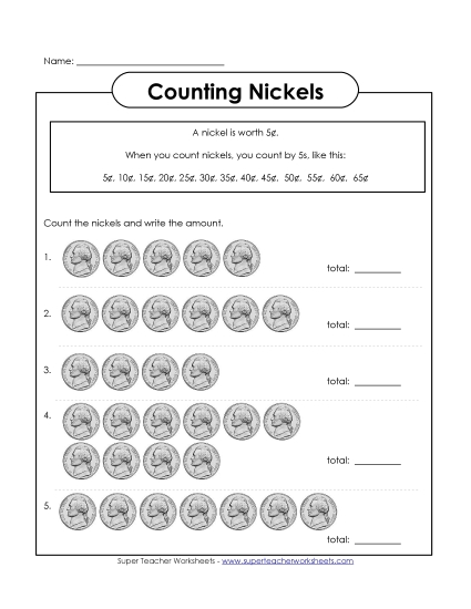 Counting Nickels 2 Counting Nickels 2