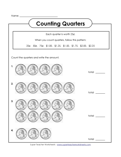 Counting Quarters 3 (Intermediate)