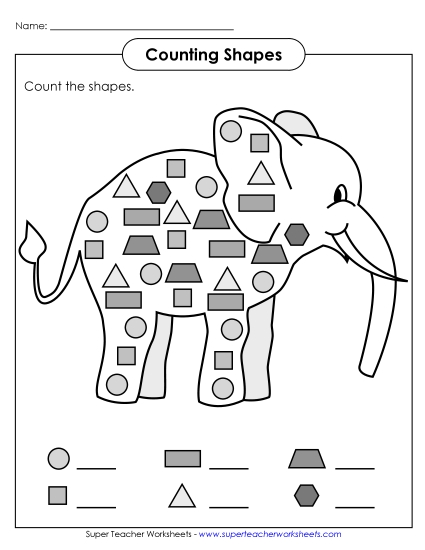 Mixed Shapes - Counting Shapes
