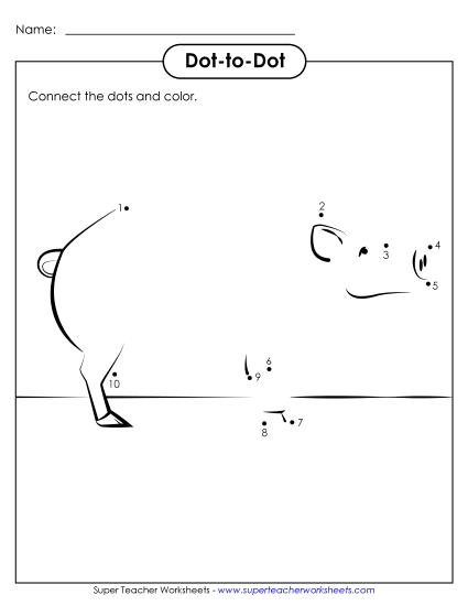 Basic Counting - Counting to 10: Pig