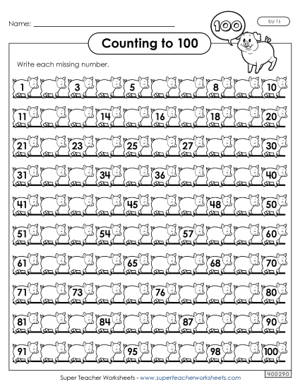 Counting: 2-Digit Numbers - Counting to 100 Counting: 2-Digit Numbers - Counting to 100