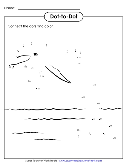 Basic Counting - Counting to 30: Dolphin