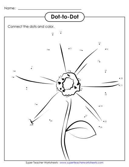 Basic Counting - Counting to 30: Flower