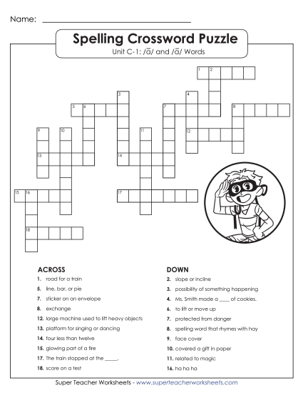 Worksheets - Crossword Puzzle (C-1) Worksheets - Crossword Puzzle (C-1)