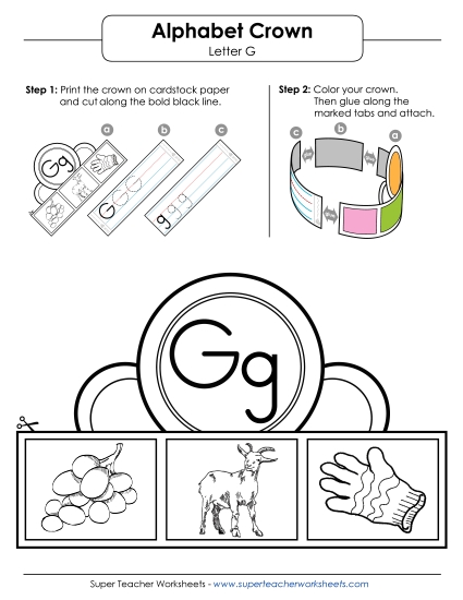 Craft - Crown: Letter G