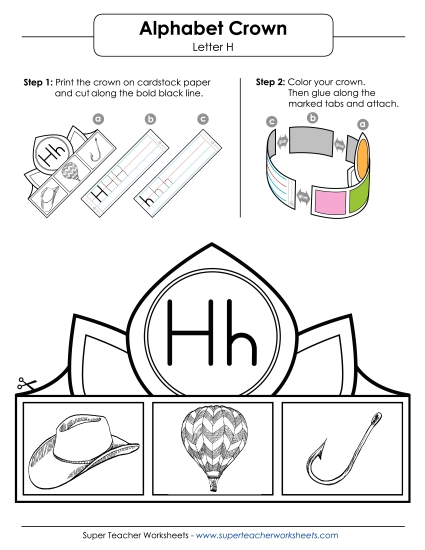 Craft - Crown: Letter H