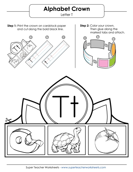 Craft - Crown: Letter T