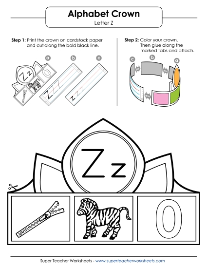 Craft - Crown: Letter Z