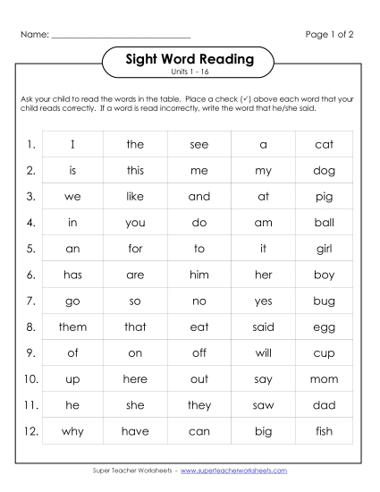 Worksheets - Cumulative Practice (Units 1 - 16) Worksheets - Cumulative Practice (Units 1 - 16)