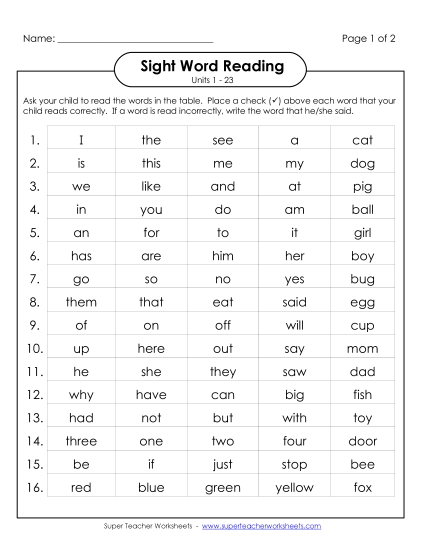 Worksheets - Cumulative Practice (Units 1 - 23) Worksheets - Cumulative Practice (Units 1 - 23)