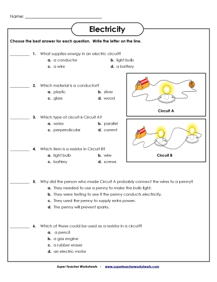 Current Electricity - Current Electricity - Multiple Choice