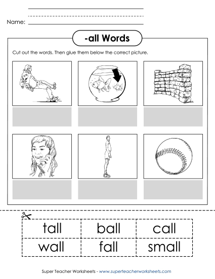 Worksheets - Cut and Glue (-all) Worksheets - Cut and Glue (-all)