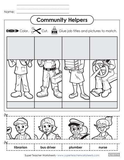Matching Worksheets - Cut-and-Glue Matching Worksheet 3 Matching Worksheets - Cut-and-Glue Matching Worksheet 3