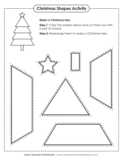 Geometry - Cut and Glue Shapes Geometry - Cut and Glue Shapes