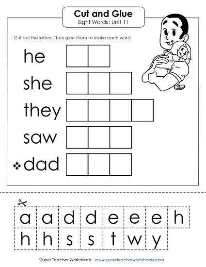 Worksheets - Cut-and-Glue (Unit 11) Worksheets - Cut-and-Glue (Unit 11)