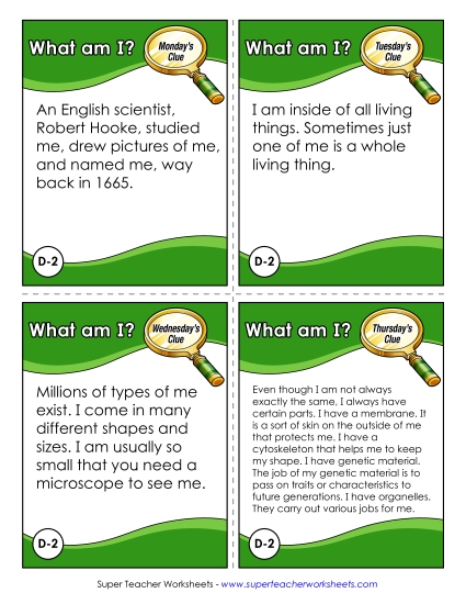 4th Grade - D2 - Cell