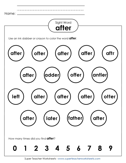 Dab or Color: After Dab or Color: After