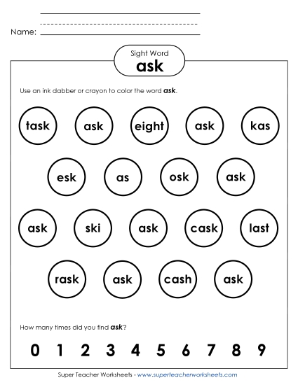Dab or Color: Ask Dab or Color: Ask