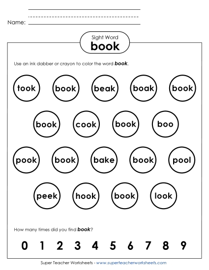 Dab or Color: Book