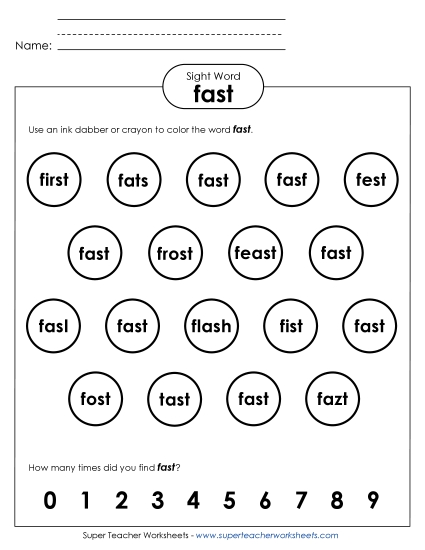 Dab or Color: Fast Dab or Color: Fast