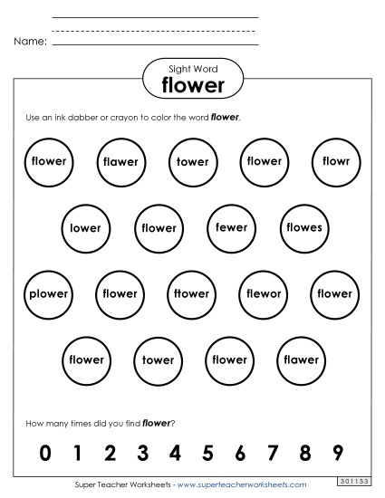 Dab or Color: Flower