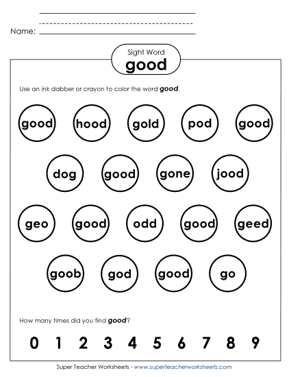 Dab or Color: Good Dab or Color: Good