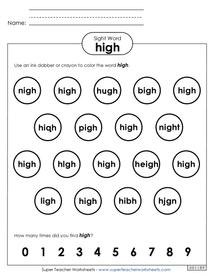 Dab or Color: High Dab or Color: High