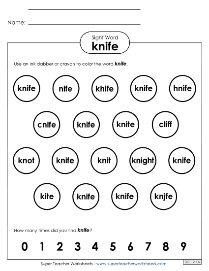 Dab or Color: Knife Dab or Color: Knife