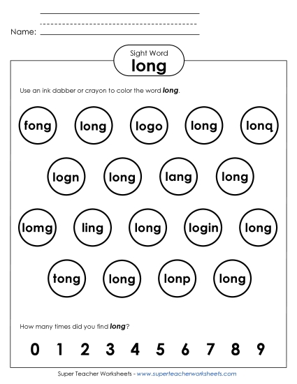 Dab or Color: Long Dab or Color: Long