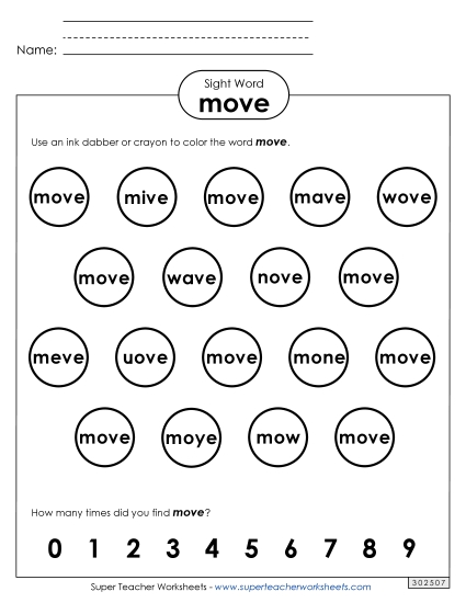 Dab or Color: Move Dab or Color: Move