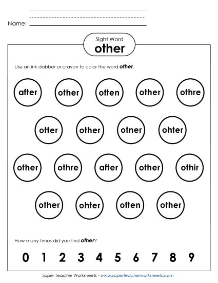 Dab or Color: Other Dab or Color: Other