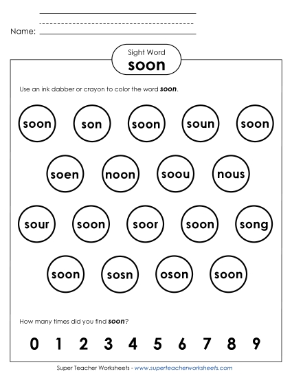 Dab or Color: Soon Dab or Color: Soon