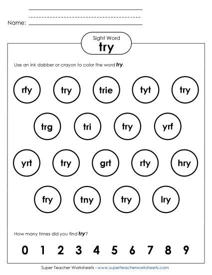 Dab or Color: Try Dab or Color: Try