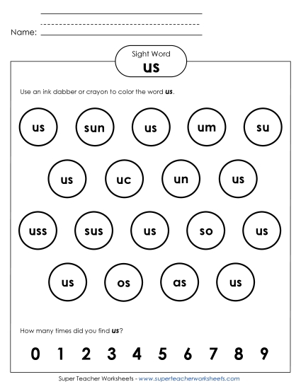 Dab or Color: Us Dab or Color: Us