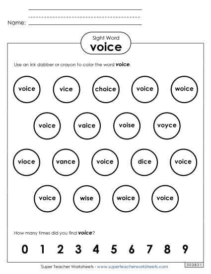 Dab or Color: Voice Dab or Color: Voice