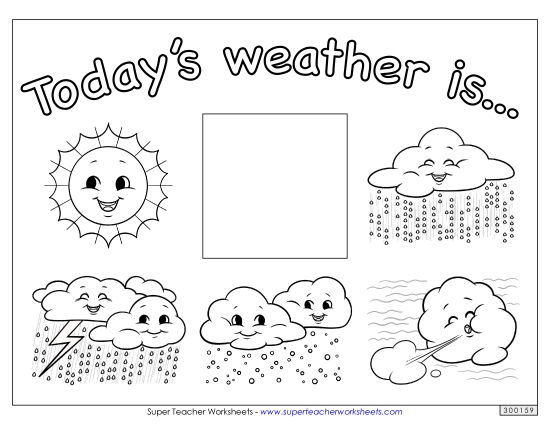 Daily Weather Chart (Black and White) Daily Weather Chart (Black and White)