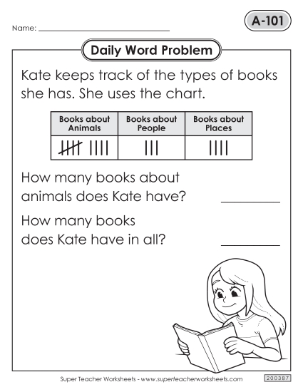 Daily Word Problems  A-101 through A-105