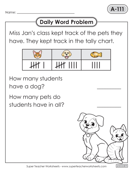 Daily Word Problems  A-111 through A-115