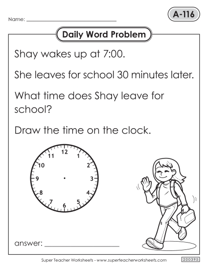 Daily Word Problems  A-116 through A-120