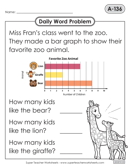 Daily Word Problems  A-136 through A-140